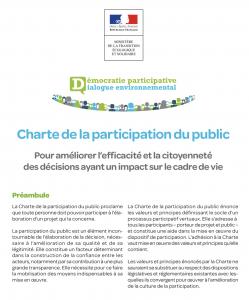 Charte de la participation du public