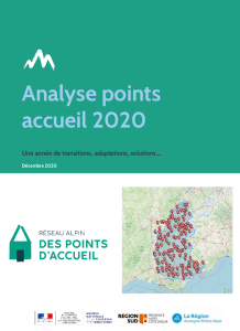 Analyse des points d'accueil polyvalents du massif alpin - 2020